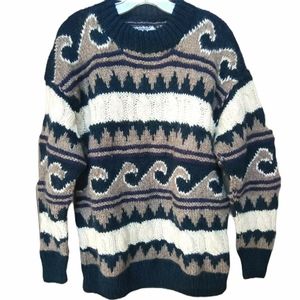 Beautiful Vintage Kailasch Nepal Wool Sweater Sz S